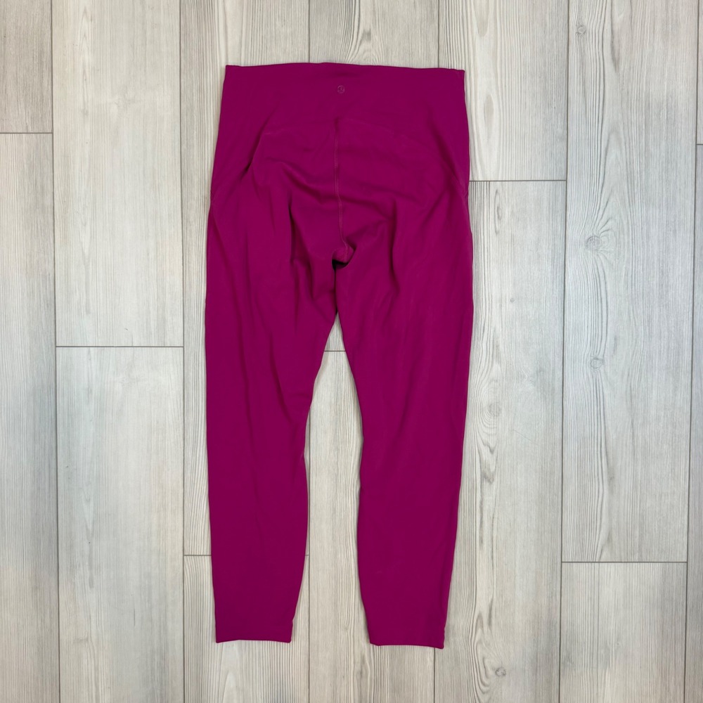 Lululemon Instill High-Rise Tight 25" Everlux Magenta Purple Leggings Size 10